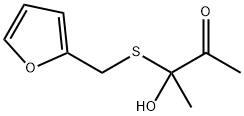 3-(furfurylthio)-3-hydroxybutan-2-one Struktur