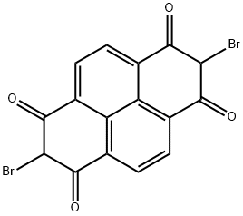 2,7-DIBROMO-1,3,6,8(2H,7H)-PYRENETETRONE 结构式