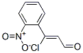 3-クロロ-3-(2-ニトロフェニル)プロペナール 化学構造式