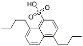 4,8-ジブチル-1-ナフタレンスルホン酸 化学構造式