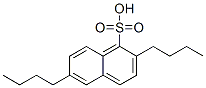 2,6-Dibutyl-1-naphthalenesulfonic acid Structure