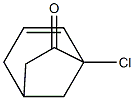 Bicyclo[3.2.1]oct-3-en-6-one,  5-chloro-,  (-)- Struktur