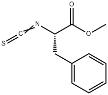 L-2-イソチオシアナト-3-フェニルプロピオン酸メチル 化学構造式