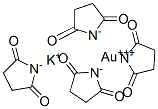 tetrasuccinimide, gold(3+) potassium salt Structure