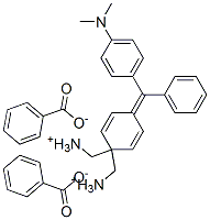 [4-[alpha-[4-(dimethylamino)phenyl]benzylidene]cyclohexa-2,5-dien-1-ylidene]dimethylammonium benzoate|