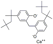 calcium 2,2'-methylenebis[4-(1,1,3,3-tetramethylbutyl)phenolate] Structure