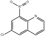 6-クロロ-8-ニトロキノリン 化学構造式