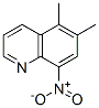 5,6-ジメチル-8-ニトロキノリン 化学構造式