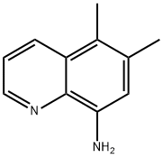 5,6-ジメチル-8-キノリンアミン 化学構造式