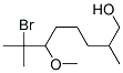 7-bromo-6-methoxy-2,7-dimethyloctan-1-ol Structure