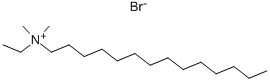 十四烷基二甲基乙基溴化铵, 68527-84-4, 结构式
