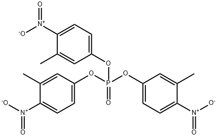 tris(4-nitro-m-tolyl) phosphate Structure