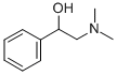 2-(ジメチルアミノ)-1-フェニルエタノール 化学構造式