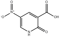 2-Hydroxy-5-nitronicotinic acid Struktur