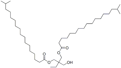2-ethyl-2-(hydroxymethyl)-1,3-propanediyl bis(isooctadecanoate) Structure