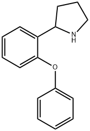 2-(2-苯氧苯基)-吡咯烷,68548-77-6,结构式