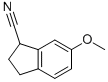 2,3-DIHYDRO-6-METHOXY-1H-INDENE-1-CARBONITRILE Struktur