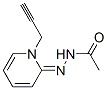 Acetic  acid,  [1-(2-propynyl)-2(1H)-pyridinylidene]hydrazide  (9CI) Struktur