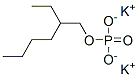 2-乙基己基磷酸酯钾盐, 68550-93-6, 结构式