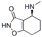 1,2-Benzisoxazol-3(2H)-one,4,5,6,7-tetrahydro-4-(methylamino)-,(4S)-(9CI) Structure