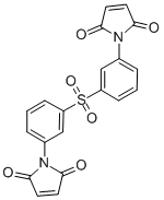 1,1'-(sulphonyldi-3,1-phenylene)bis-1H-pyrrole-2,5-dione ,68555-55-5,结构式