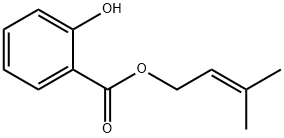 3-methyl-2-butenyl salicylate Struktur
