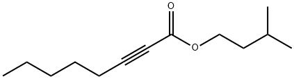 2-オクチン酸 イソアミル 化学構造式