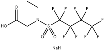 sodium N-ethyl-N-[(nonafluorobutyl)sulphonyl]glycinate|