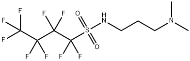 N-[3-(二甲基氨基)丙基]-1,1,2,2,3,3,4,4,4-九氟代-1-丁烷磺酰胺, 68555-77-1, 结构式