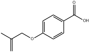 4-[(2-METHYLPROP-2-ENYL)OXY]BENZOIC ACID Structure