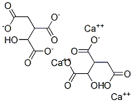 1-hydroxypropane-1,2,3-tricarboxylic acid, calcium salt,68568-63-8,结构式