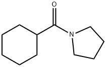 Methanone, cyclohexyl-1-pyrrolidinyl- 化学構造式