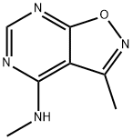 Isoxazolo[5,4-d]pyrimidin-4-amine, N,3-dimethyl- (9CI) Struktur