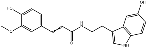 N-阿魏羟色胺,68573-23-9,结构式
