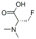 Alanine, 3-fluoro-N,N-dimethyl- (9CI) Struktur