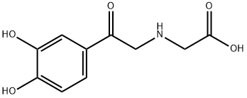 Glycine, N-[2-(3,4-dihydroxyphenyl)-2-oxoethyl]- (9CI) Structure