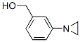 Benzenemethanol, 3-(1-aziridinyl)- (9CI) Structure