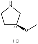 (S)-3-甲氧基吡咯烷盐酸盐, 685828-16-4, 结构式