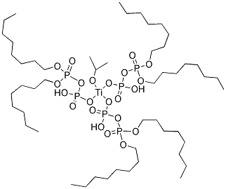 TITANIUM TRIS(DIOCTYLPHOSPHATO)-ISOPROPOXIDE 化学構造式