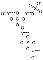 Yttrium oxide sulfate, terbium-doped Structure