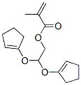 乙二醇二环戊烯基醚甲基丙烯酸酯,68586-19-6,结构式