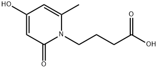 1(6H)-Pyridinebutanoic acid, 4-hydroxy-2-methyl-6-oxo- (9CI) Struktur