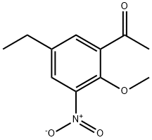 Ethanone, 1-(5-ethyl-2-methoxy-3-nitrophenyl)- (9CI) Struktur
