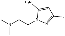 1H-Pyrazole-1-ethanamine,5-amino-N,N,3-trimethyl-(9CI) Struktur