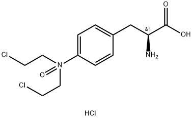 (S)-4-(2-氨基-2-羧乙基)-N,N-双(2-氯乙基)环己-1,3-二苯胺氧化物二盐酸盐,685898-44-6,结构式