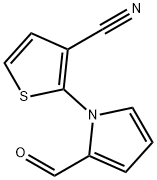 2-(2-formyl-1h-pyrrol-1-yl)thiophene-3-carbonitrile Structure