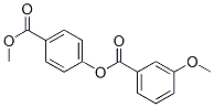 3-Methoxybenzoic acid 4-(methoxycarbonyl)phenyl ester Struktur