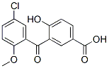 3-(5-Chloro-2-methoxybenzoyl)-4-hydroxybenzoic acid,68595-50-6,结构式