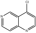 4-Chloro-1,6-naphthyridine Struktur