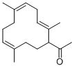 乙酸酐与三氟化硼和1,5,9-三甲基-1,5,9-环十二烷三烯的反应产物 结构式